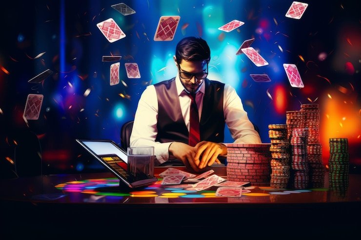 Free Bet Blackjack hand display showing free bet indicators on login pandora188 dealer table